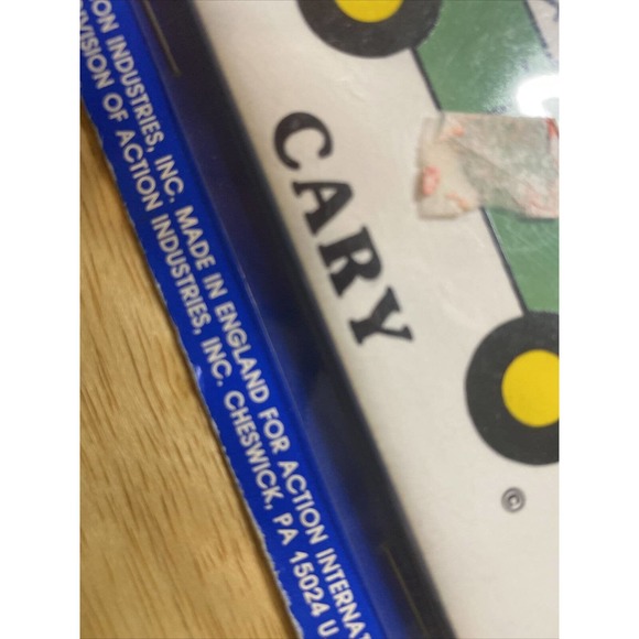 Vintage Retro CARY W Green Van New Dead Stock Ceramic Door Name Plaque Wall Sign - Picture 2 of 12